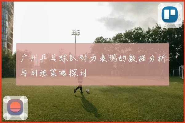 广州乒乓球队耐力表现的数据分析与训练策略探讨